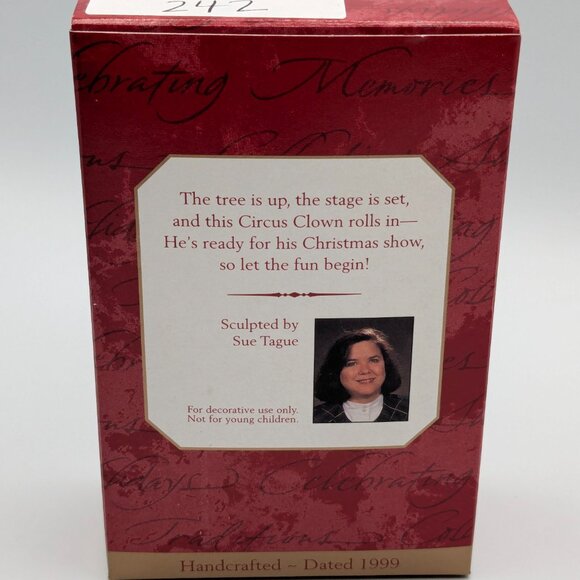 Hallmark Keepsake Clownin' Around Crayola Ornament 1999 NIB - Picture 9 of 11